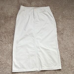 Kim Rogers Light Gray Pencil Skirt